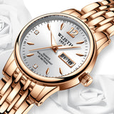 Rose Watch - Gold white color